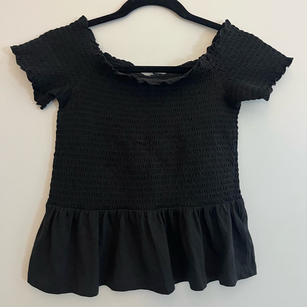 Off the Shoulder Smocked Top